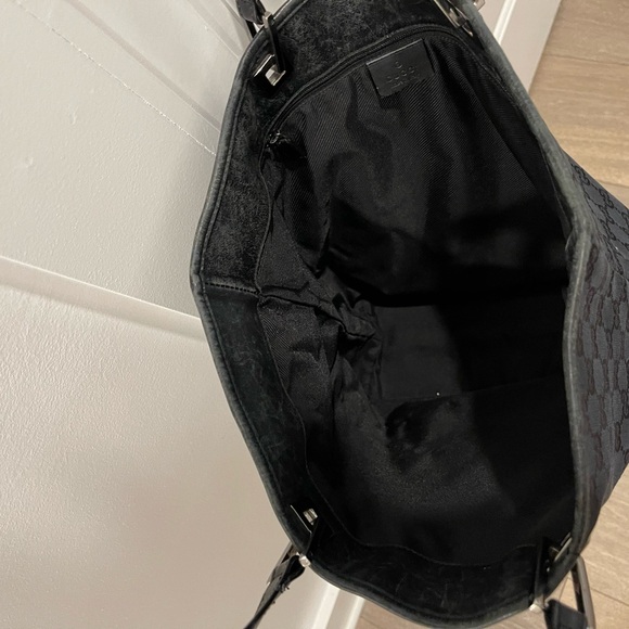 Gucci GG Monogram Black Tote Authentic - Picture 9 of 9